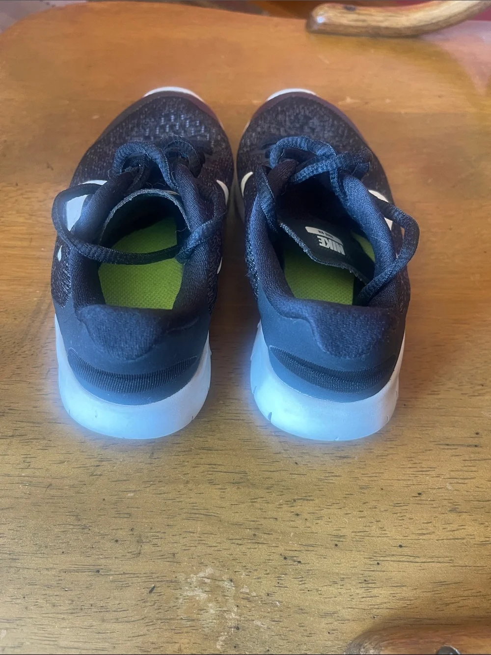 Nike Kids Black & White Knit Sneakers
